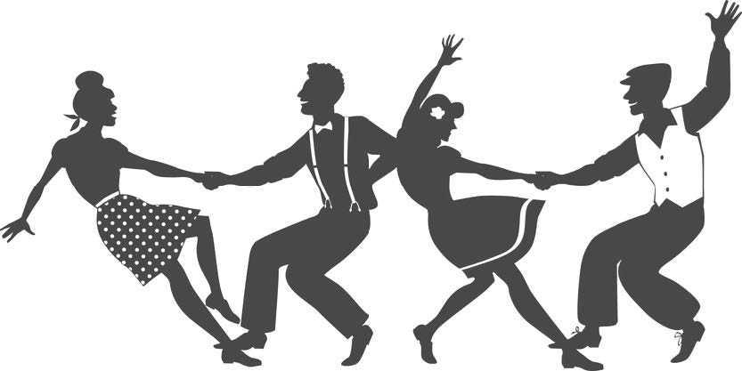 ballroom dancing silhouettes