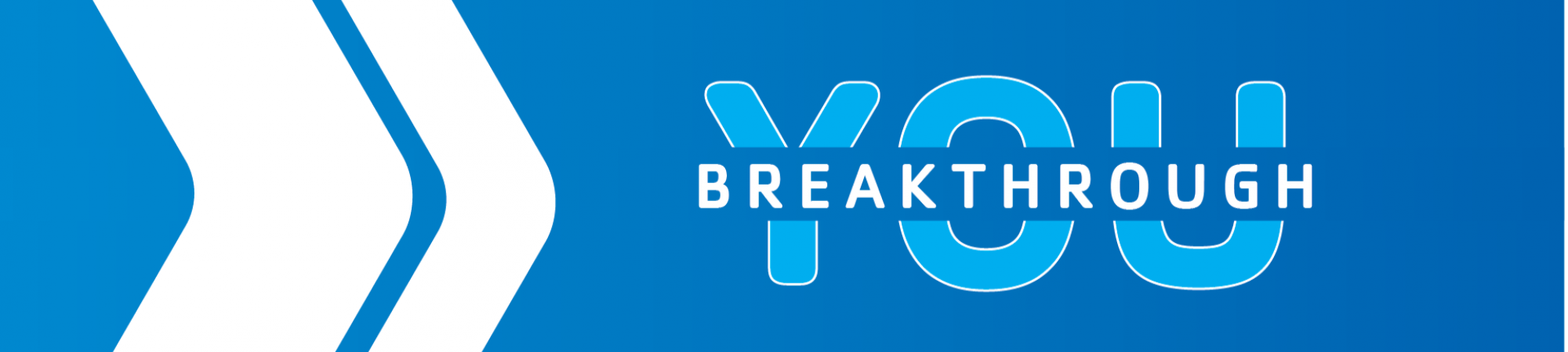 Breakthrough You banner with Y branding